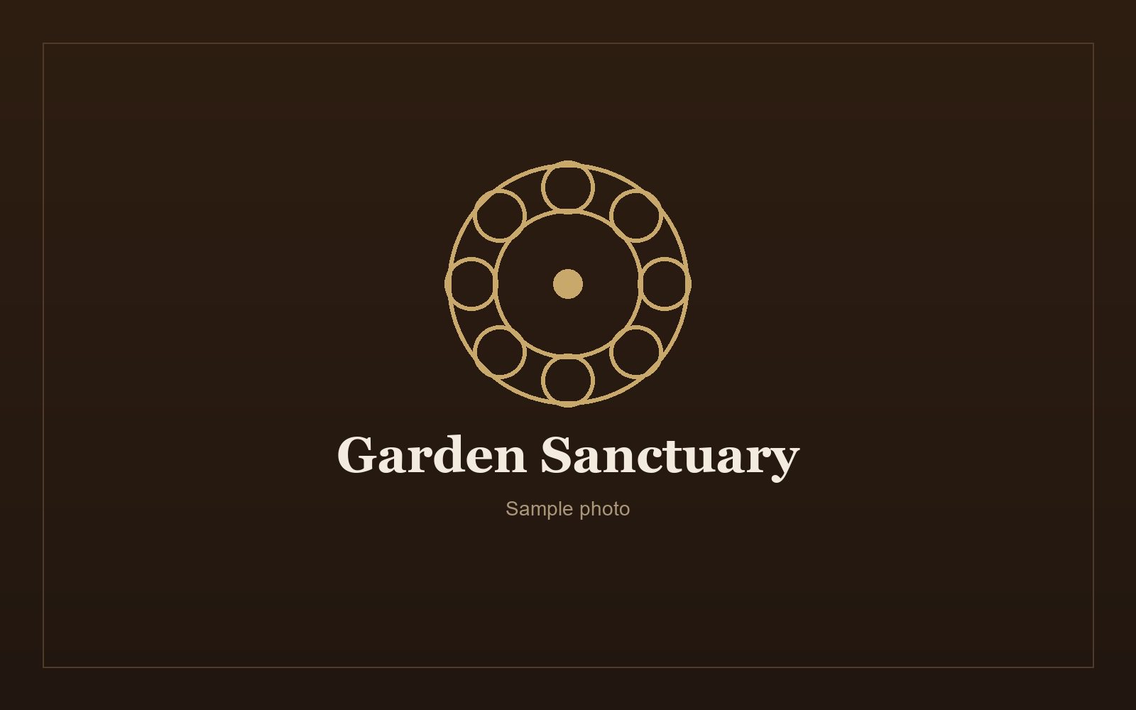 Yoga mat in the open-air garden sanctuary studio