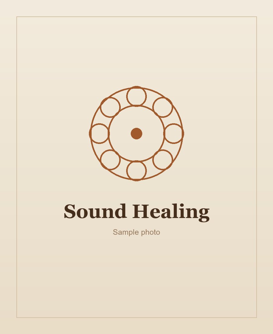 Crystal singing bowls arranged for a sound meditation